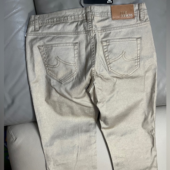 NWT - Ice Iceberg Gold Coated Straight Jeans - Size 31 - Picture 6 of 9